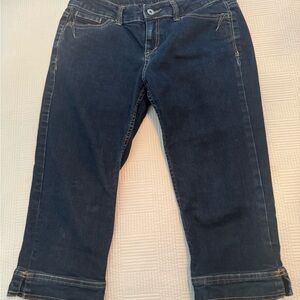 Simply Vera Vera Wang Navy Ankle Jeans